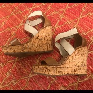 Steve Madden Cork Bottom Wedges - Like New